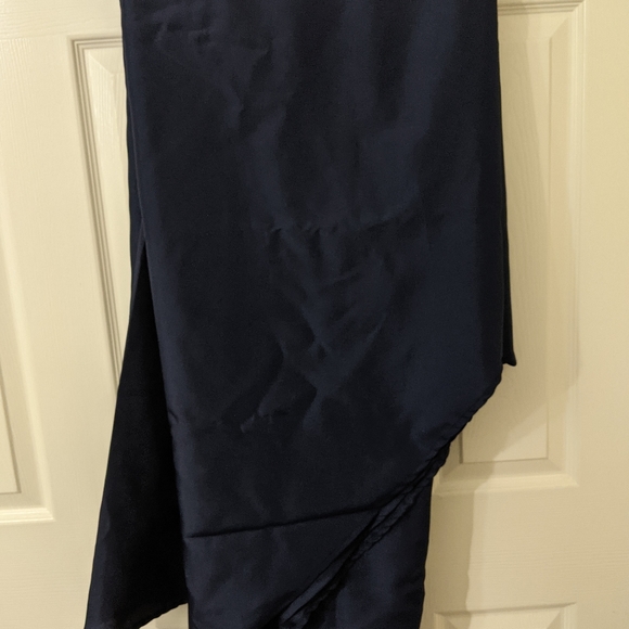 Navy Blue Round tablecloth - Picture 1 of 2